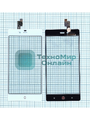 Сенсорное стекло (тачскрин) для ZTE Nubia Z9 Mini, белое