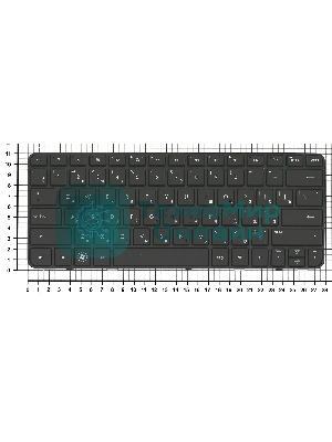 Клавиатура для ноутбука HP Pavilion DM1-3000 DM1-4000 черная