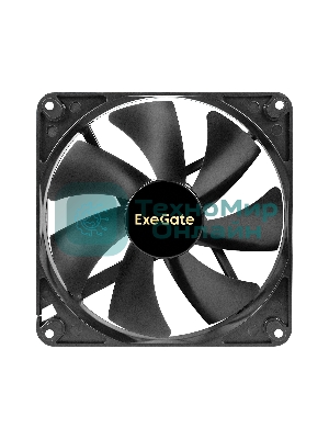 Вентилятор для корпуса ExeGate EX14025B3P черный, 140 мм, 1250 об/мин, 23 дБ, 3 pin