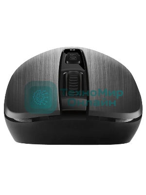 Мышь беспроводная SVEN RX-380W серый металлик, 1600 dpi, радиоканал, USB, кнопки - 4