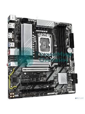 Материнская плата Gigabyte B860M DS3H (rev. 1.0), LGA1851, Intel B860, 4xDDR5, 4xSATA, 2xM.2, 1xPCIe 5.0 x16, 2xPCIe 4.0 x1, 2xDP, 1xHDMI, 1x2.5Gb LAN, 1xUSB-C 10Gbps, 2xUSB-A 10Gbps, 6xUSB-A 5Gbps, 7xUSB-A 2.0, 3x3.5мм, 7.1, mATX