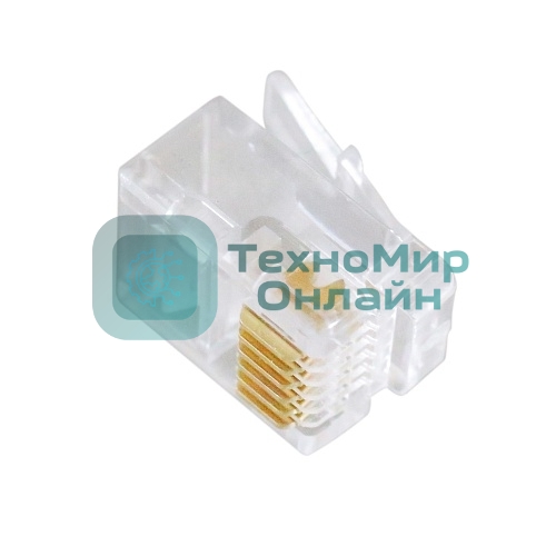 Вилка телефонная Cablexpert MP-6p6c, контакты 3m