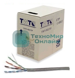 Кабель информационный Lanmaster TWT-5EUTP-LSZH кат.5е U/UTP не экранированный 4X2X24AWG LSZH внутренний 305м белый