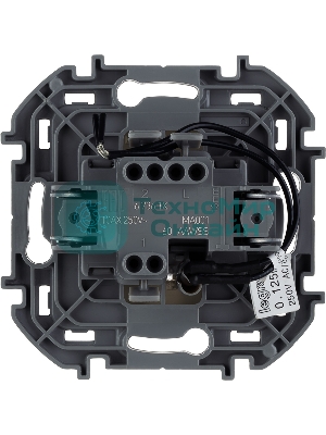 Выключатель 1-клавишный с подсветкой/индикацией 10AX 250 В слоновая кость