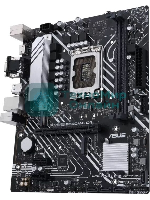 Материнская плата ASUS PRIME B660M-K D4, Socket LGA 1700, Intel B660, 2xDDR4, 4xSATA, 2xM.2, 1xPCIe 4.0 x16, 2xPCIe x1, 1xHDMI, 1xVGA, 1x 1Gb LAN, 4xUSB-A 3.2 Gen 1, 2xUSB-A 2.0, 3x3.5 мм, 7.1, mATX