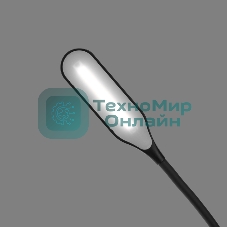 Светильник настольный Click 4Вт, LED, 4000К, диммируемый 3 ступени, заряжаемый, на прищепке, черный Rexant