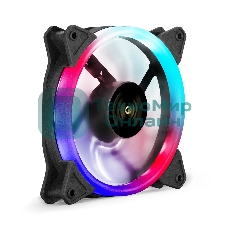 Вентилятор для корпуса ExeGate EX12025HM3PM.FRGb.5CRU черный, 120 мм, 1200 об/мин, 24 дБ, 3 pin