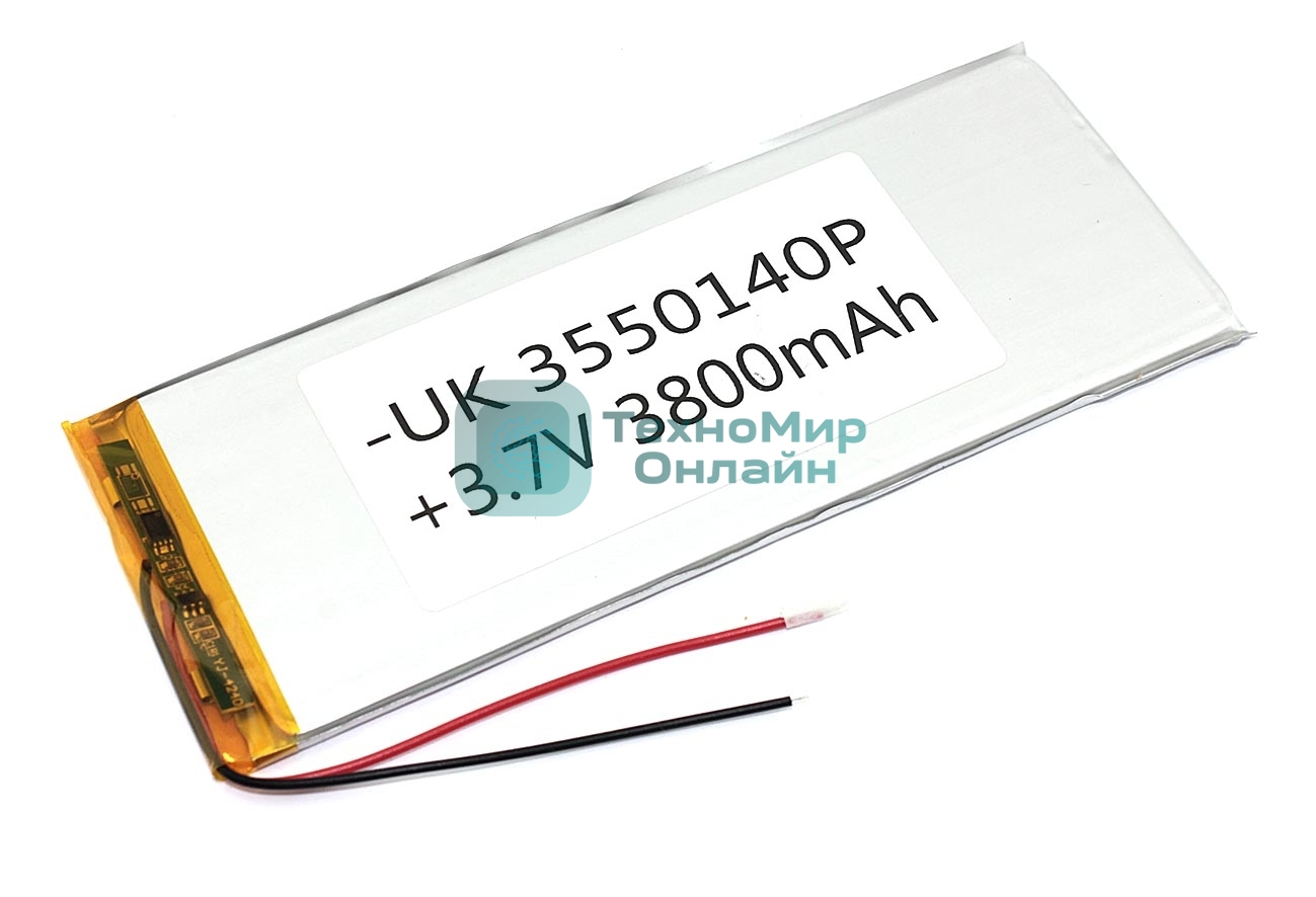 Аккумулятор Li-Pol (батарея) 3.5x50x140мм 2pin 3.7V/3800mAh