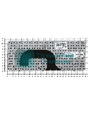 Клавиатура для ноутбука HP Pavilion DM1-3000 DM1-4000 черная