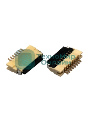 Разъем FPC Flip-Lock 1010-28RLGF 28 pin высота 1мм шаг 1мм