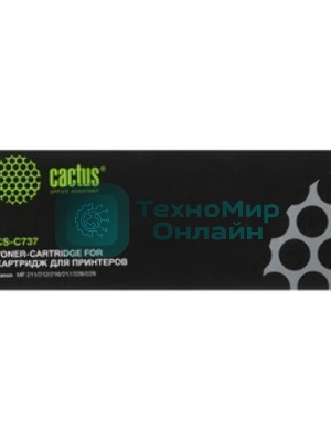 Картридж лазерный Cactus CS-C737 черный (2400 стр.) для Canon MF210/211/212/216/217/220