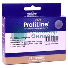 Картридж струйный ProfiLine PL-C9392AE №88 для принтеров HP Office jet HP Office jet K550/K550 dtn/K550dtwn/K5400/K5400dn/K8600/L7380/L7590 Magenta водные