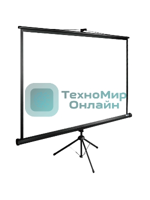 Экран Cactus 135x180 см TriExpert CS-PSTE-180х135-BK 4:3 напольный рулонный