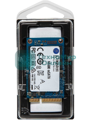 Накопитель SSD Kingston KC600, 256Gb, mSATA, R/W 550/500
