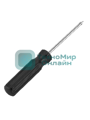 Отвертка Sparta ph1х75мм углеродистая сталь черная пластиковая рукоятка