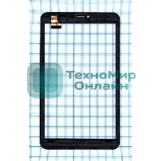 Сенсорное стекло (тачскрин) для Irbis TZ855, черное с рамкой