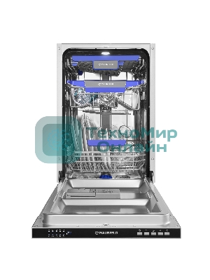 Встраиваемая посудомоечная машина Maunfeld MLP45230, белый, 44.8 см, 10 компл., 47 дБ, класс A++