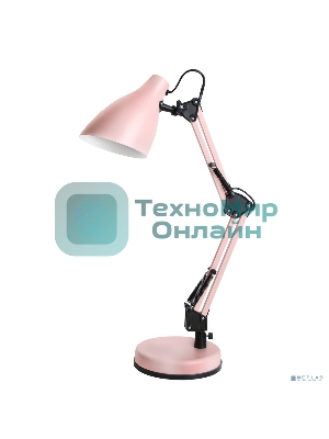 Светильник настольный Camelion KD-331 C14 розовый (230V, 40W, E27)