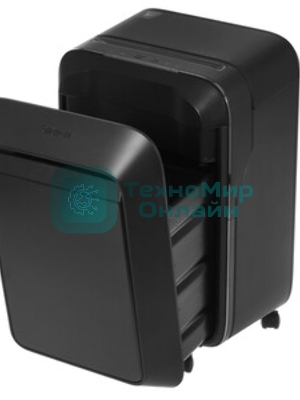Шредер Fellowes PowerShred LX210 черный (секр.P-4) перекрестный 16лист. 23лтр. скрепки скобы пл.карты