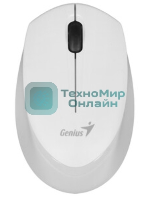 Мышь беспроводная Genius NX-7009 белый/серый, 1200 dpi, радиоканал, USB, кнопки - 3