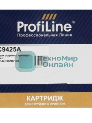 Картридж струйный ProfiLine PL-C9425A (№85) для принтеров HP DesignJet 30/90/130 с чернилами Cyan