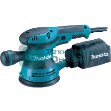 Эксцентриковая шлифовальная машина Makita BO5040 ЭШМ,300Вт,ф125мм,12000об\м,ампл-2.8мм,1.4кг,кор,п\сборник,доп.рукоятка