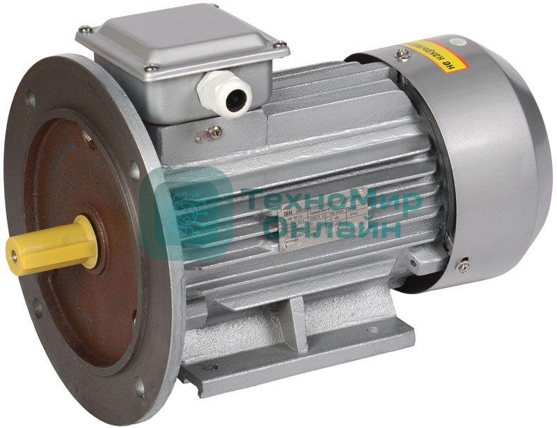 Электродвигатель IEK DRV090-L4-002-2-1520 асинхронный трехфазный АИР 90L4 380В 2.2 кВт 1500 об/мин 2081 DRIVE