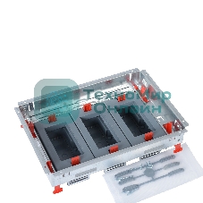 Основание гор.уст.(рег) 8/12М 088020 Legrand Основание для горизональной установки ЭУИ с регулировкой по высоте стандартное исполнение 8/12 мод.