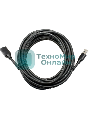 Кабель удлинительный USB3.0 Am-Af 5m Telecom черный (TUS708-5M)