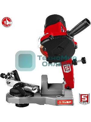 Станок заточной ЗУБР СЦ-200 для пильных цепей, d104 мм, 90 Вт