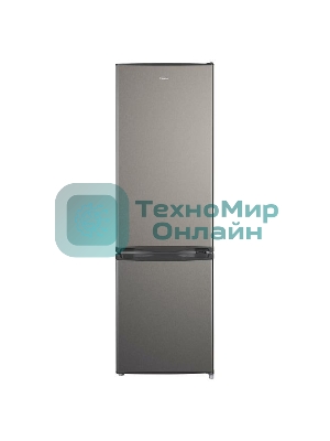 Холодильник Evelux FS 2220 X серый двухкамерный 188/64л морозилка снизу