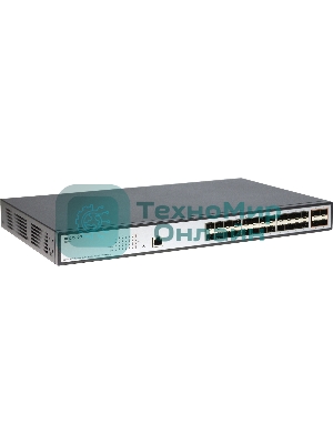 Коммутатор ORIGO Managed L3 Switch 24x1000Base-X SFP, 4x10Gbase-X SFP+, RJ45 Console, 19