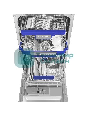 Встраиваемая посудомоечная машина Maunfeld MLP45230, белый, 44.8 см, 10 компл., 47 дБ, класс A++
