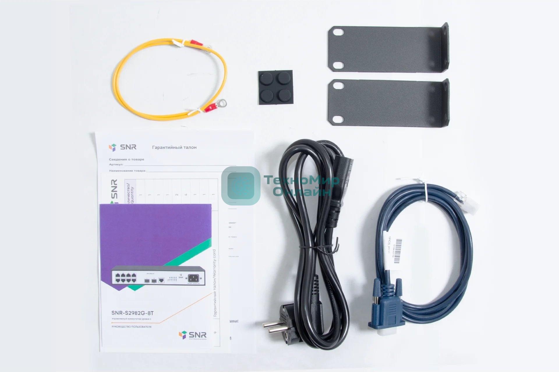 Коммутатор управляемый SNR уровня 2, 8 портов 10/100/1000Base-T и 2 порта 100/1000BASE-X (SFP)