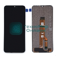 Дисплей (модуль) для Huawei Honor X6A в сборе с тачскрином черный