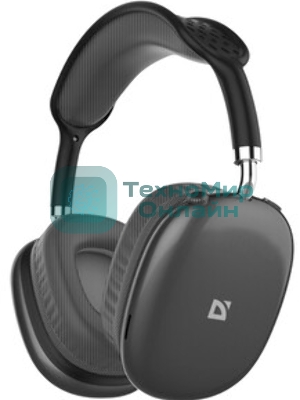 Беспроводные/проводные наушники Defender FreeMotion B645 черный, накладные, Bluetooth + проводной, складная конструкция, микрофон, до 10 ч