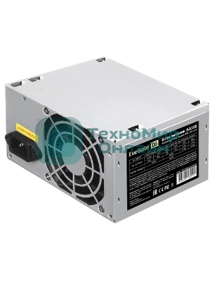 Блок питания ExeGate AA550 (EX292240RUS-PC), 550Вт, 80мм, серебряный