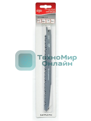 Набор пилок по дереву Elitech 1820.087200 2пред. (сабельные пилы)