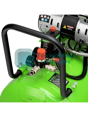 Компрессор безмаслянный малошумный Сибртех МБ 2250/100, 2250 Вт, 100л, 400 л/мин