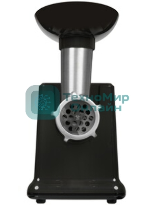 Мясорубка электрическая Centek CT-1624 черный, 2000 Вт, 2.0 кг/мин, реверс, защита от перегрузки, насадки - 4