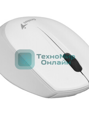 Мышь беспроводная Genius NX-7009 белый/серый, 1200 dpi, радиоканал, USB, кнопки - 3