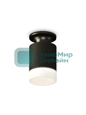 Светильник Ambrella Light XS6302111 SBK/PBK/FR черный песок/черный полированный/белый матовый MR16 GU5.3 (N6902, C6302, N6248)