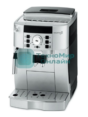 Кофемашина автоматическая DeLonghi ECAM 22.110.SB серебристый, исп. кофе - молотый/зерновой, 1.8 л, 1450 Вт, 15 Бар.