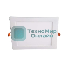 Светильник светодиодный JazzWay ультратонкий встраив. PPL-S 15Вт 4000К IP40 WH 190мм квадрат