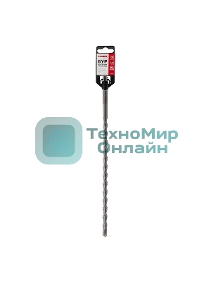 Бур по бетону Rexant 10х310 мм крестовая пластина SDS PLUS