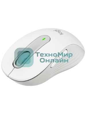 Мышь беспроводная Logitech Signature M650 белый, 4000 dpi, радиоканал, Bluetooth, USB, кнопки - 5