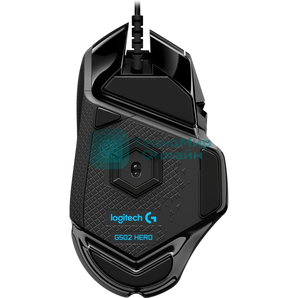 Мышь проводная Logitech G502 HERO черный, 25600 dpi, USB, кнопки - 11