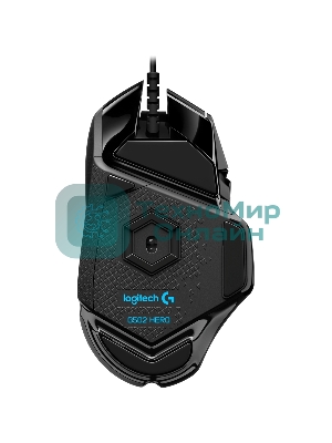 Мышь проводная Logitech G502 HERO черный, 25600 dpi, USB, кнопки - 11