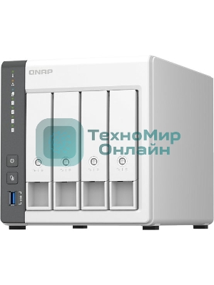 Сетевое хранилище NAS Qnap D4 (REV. C) 4-bay настольный Cortex-A55 RK3568B2