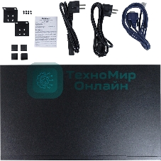 Коммутатор ORIGO Managed L3 Switch 24x1000Base-X SFP, 4x10Gbase-X SFP+, RJ45 Console, 19